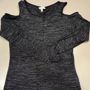 Calvin Klein Jeans Dark Gray Knit Top